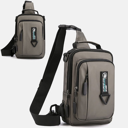 Pratica borsa a tracolla da uomo – Borsa da viaggio impermeabile