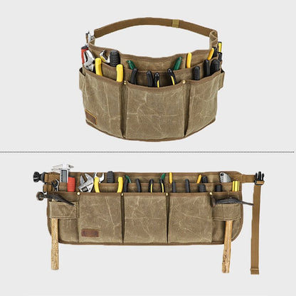 Multi - Slot Tool Belt Pouch – Waterproof Canvas Waist Bag for Tool Organization - VOTVO