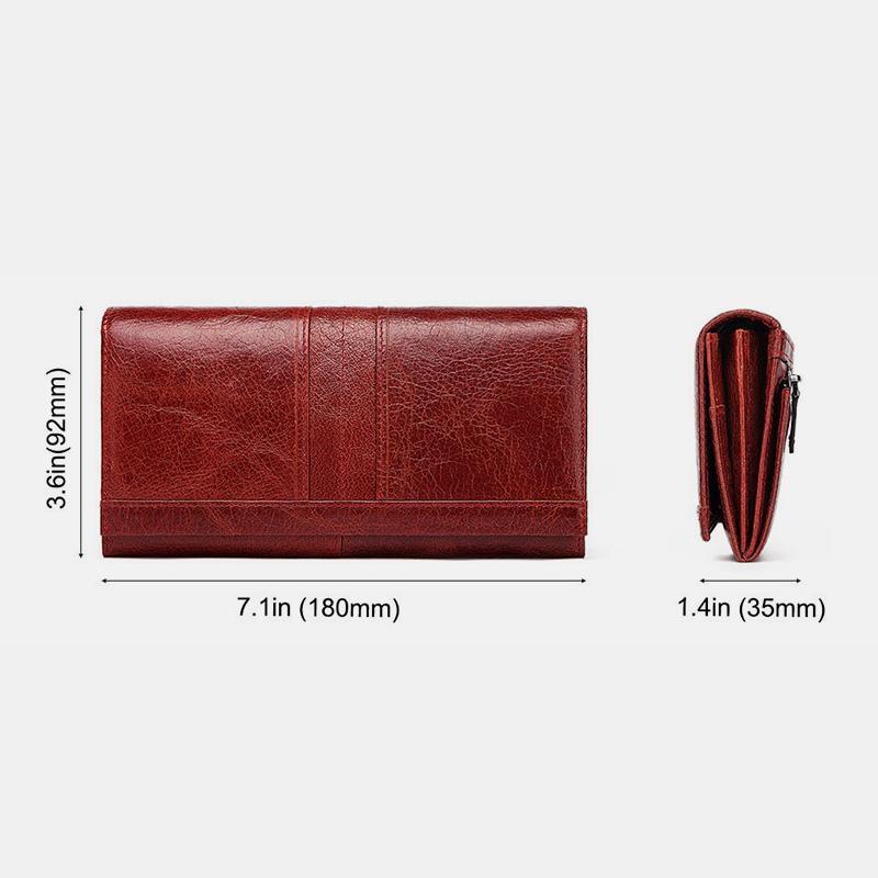 RFID Blocking Anti-theft Genuine Leather Wallet | Stylish & Secure