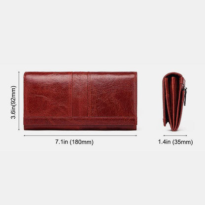 RFID Blocking Anti-theft Genuine Leather Wallet | Stylish & Secure