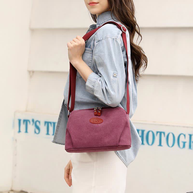 Lightweight Canvas Crossbody Bag for Women | Small Shoulder Purse - VOTVO