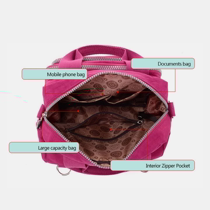 Multifunctional everyday shoulder bag