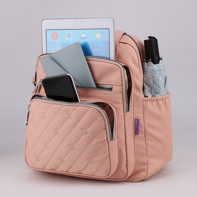 Multifunctional Lightweight Embossing Handbag – Crossbody & Backpack - VOTVO