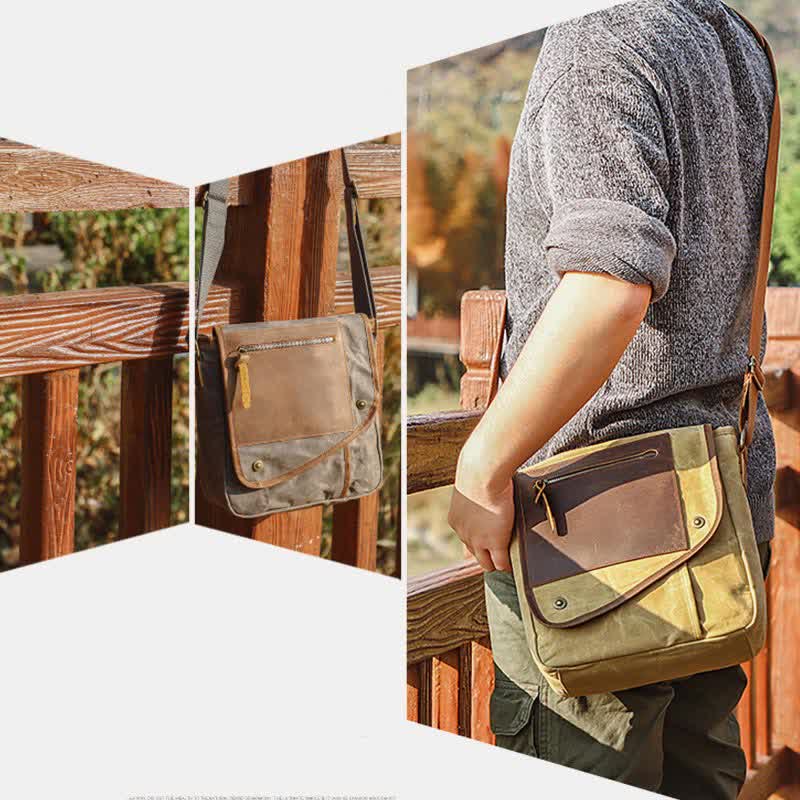 Retro Casual Shoulder Bag: Classic and Creative Design in High Quality Canvas - VOTVO