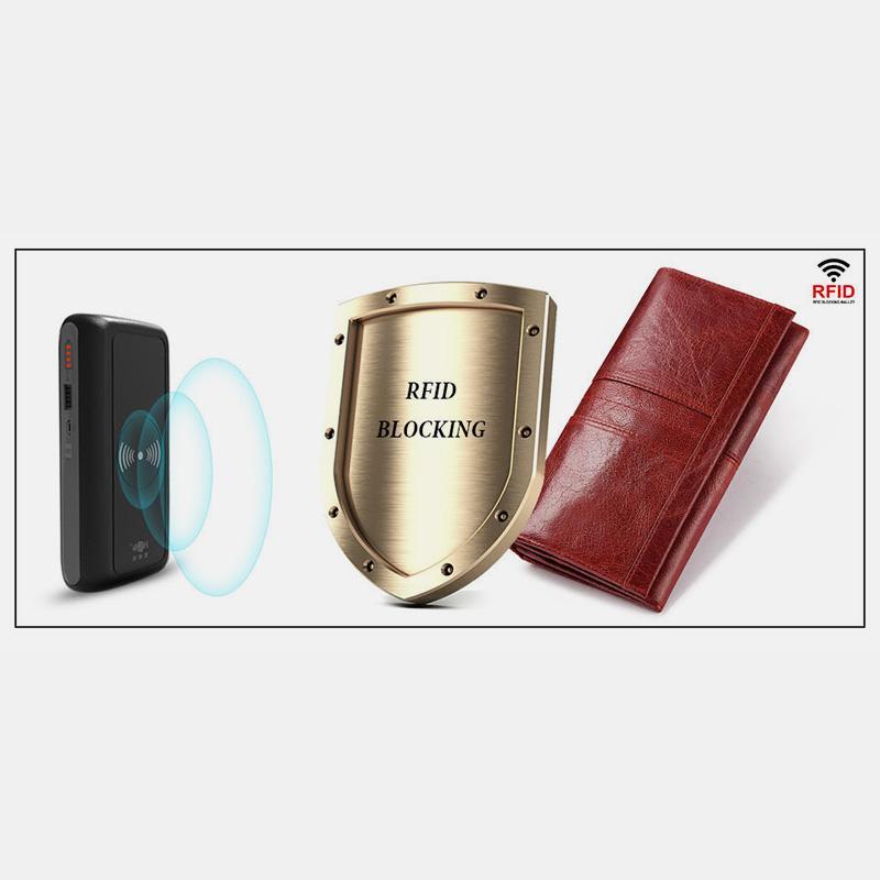 RFID Blocking Anti-theft Genuine Leather Wallet | Stylish & Secure
