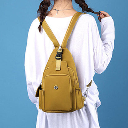 Multifunctional Sling Backpack for Women – Waterproof Nylon Crossbody Bag with Adjustable Strap for Daily Use