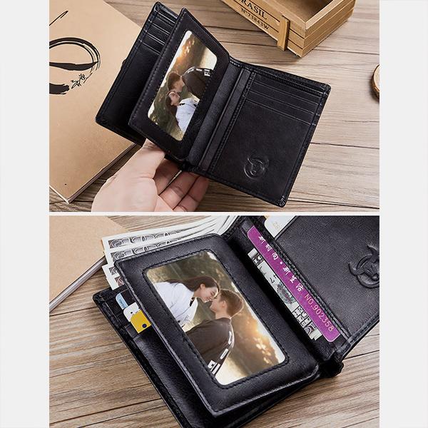 RFID Protection GenuineLeather Multi - Slot Wallet - VOTVO