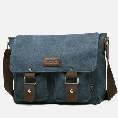 Messenger Bag for Men – Large Capacity Canvas Shoulder Bag for Casual & Daily Use - VOTVO