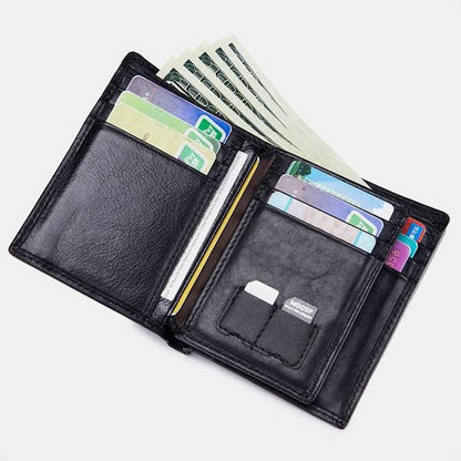 RFID Protection GenuineLeather Multi - Slot Wallet - VOTVO