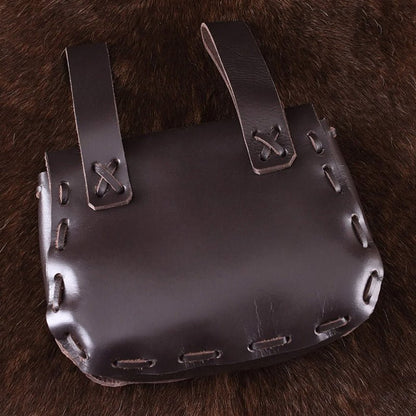 Medieval Leather Bag Pouch – Portable Coin Purse Belt Holster Waist Bag - VOTVO