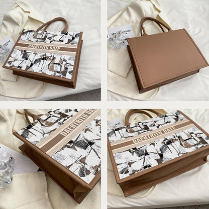 Large Capacity Canvas Tote for Women – Daily Commuter Handbag