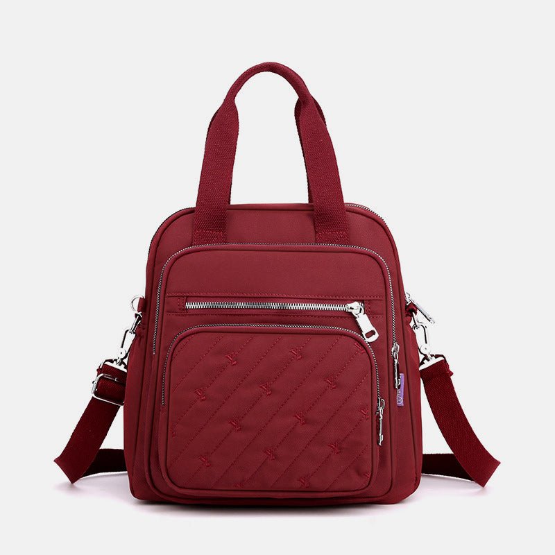 Multifunctional Lightweight Embossing Handbag – Crossbody & Backpack - VOTVO