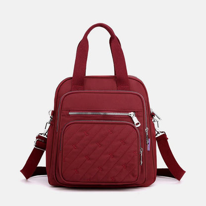 Multifunctional Lightweight Embossing Handbag – Crossbody & Backpack - VOTVO