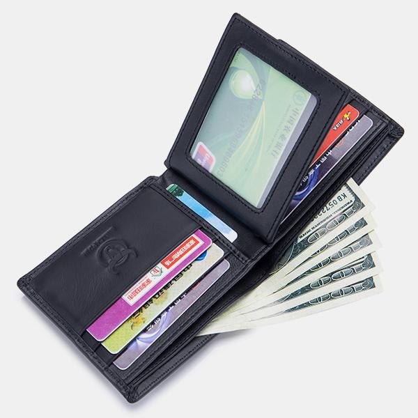RFID Protection GenuineLeather Multi - Slot Wallet - VOTVO