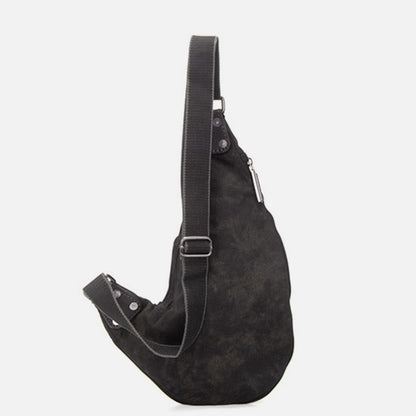 Multifunctional Canvas Chest Bag for Men – Leisure Crossbody Riding Bag - VOTVO