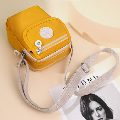 Mini Crossbody Bag – Waterproof Nylon Simple Solid Color Shopping Bag - VOTVO