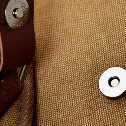 Retro Canvas Messenger Bag for Men – Crossbody Shoulder Bag for Business & Travel - VOTVO