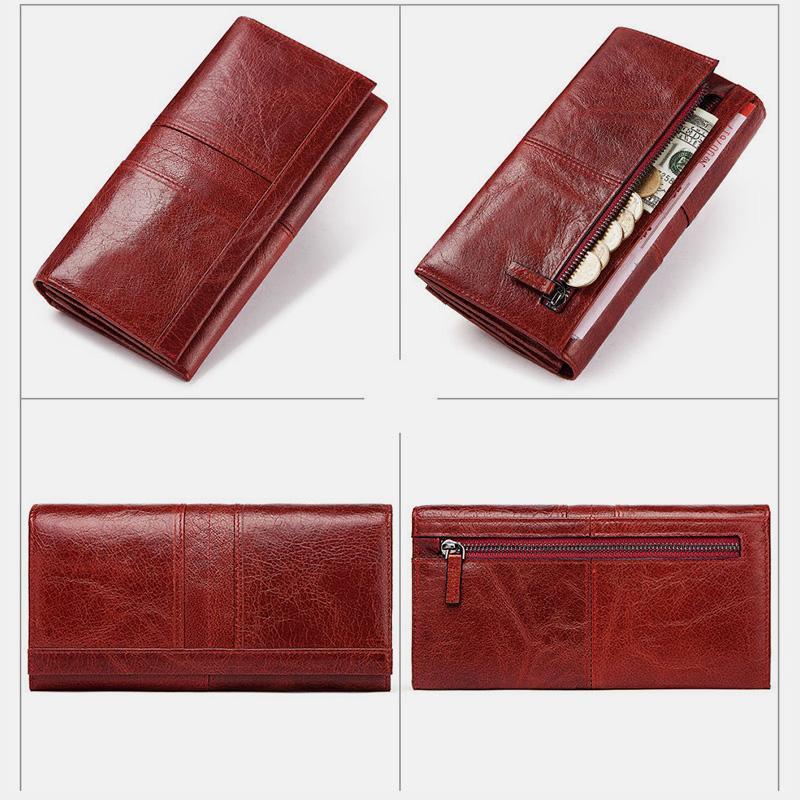 RFID Blocking Anti-theft Genuine Leather Wallet | Stylish & Secure