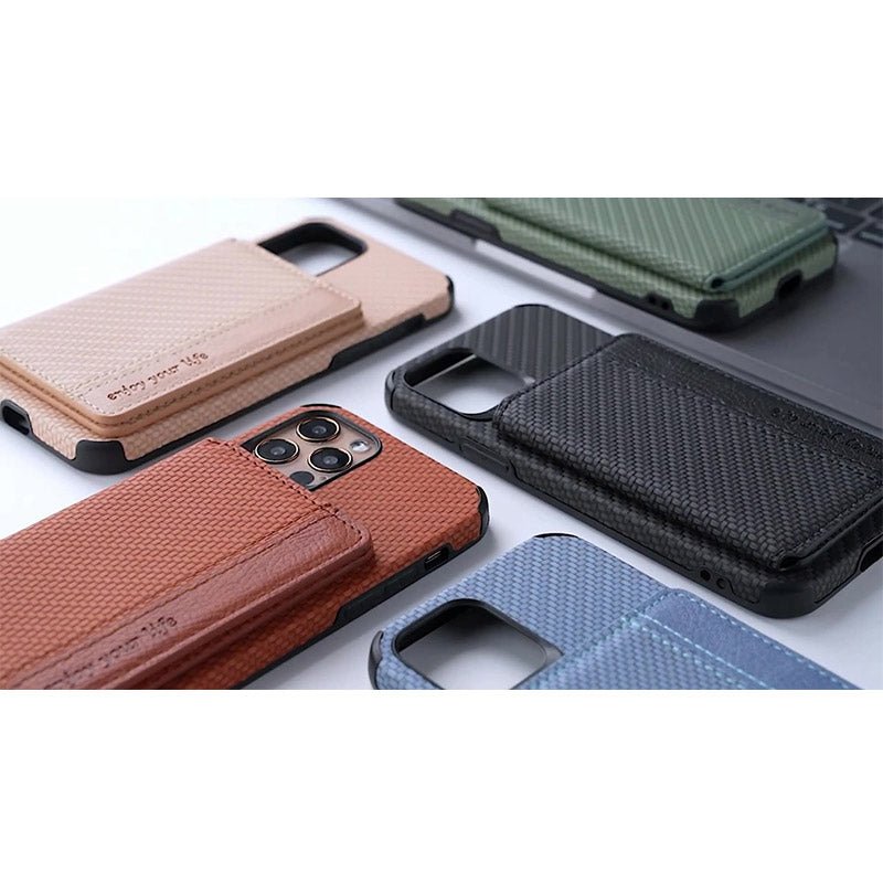 RFID Blocking Phone Case Wallet with Card Holder Kickstand for iPhone - VOTVO