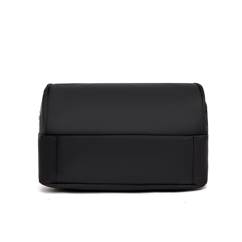 Black Oxford Backpack for Travel and Everyday Use