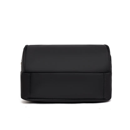 Black Oxford Backpack for Travel and Everyday Use