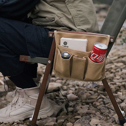 Outdoor Camping Chair Armrest Hanging Side Bag – Multifunctional Storage Bag for Travel, Sports & More