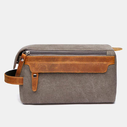 Borsa per il trucco in tela retrò – Borsa da viaggio per donne e uomini