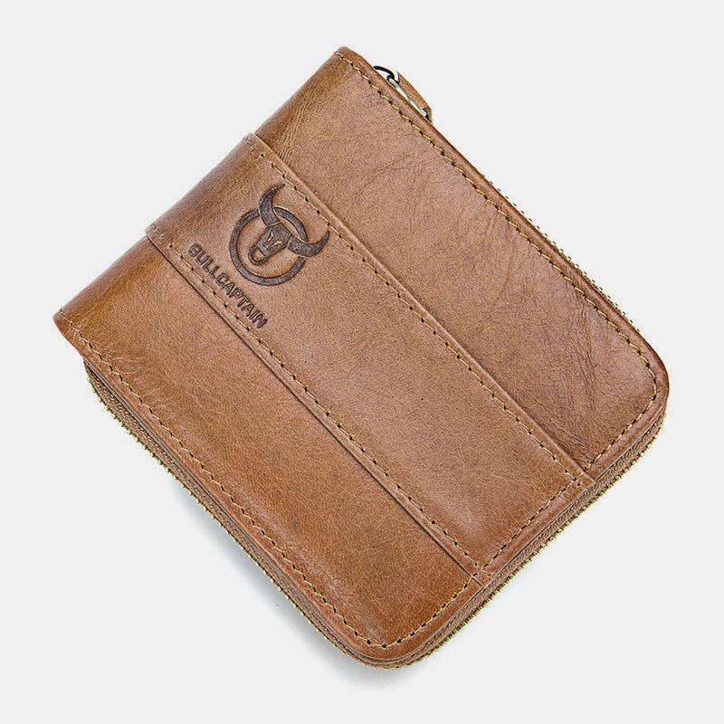 RFID Antimagnetic Vintage Genuine Leather Wallet - VOTVO