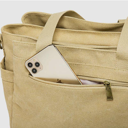 Large Canvas Tote Bag Unisex - Perfect for Daily Use and Travel