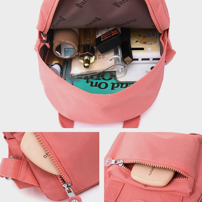 Pure Color Large Capacity Backpack for Women | Leisure Travel & Daily Use