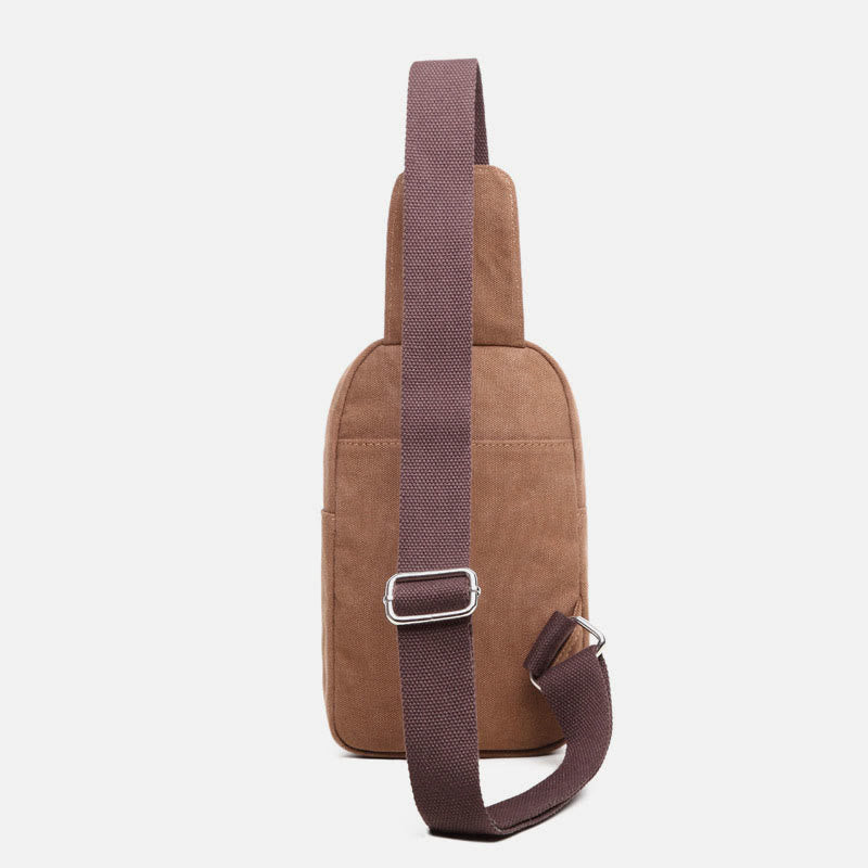 Sling Bag for Men – Multifunctional Outdoor Sports Canvas Chest Bag