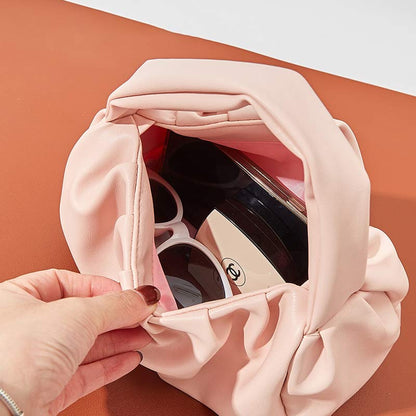 Borsa a mano in morbida pelle PU con motivo a nuvola – Borsa hobo con manico superiore da donna