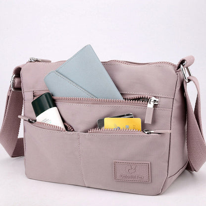 Multi-Pocket Lightweight Waterproof Casual Crossbody Bag for Women