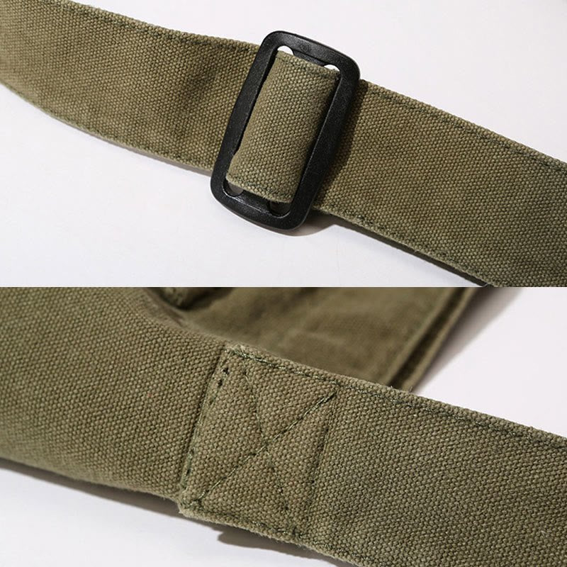 Multi - Pocket Canvas Crossbody Bag for Women | Retro Lightweight Shoulder Bag - VOTVO
