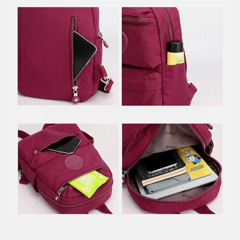 Multifunctional Waterproof Casual Sling Bag Backpack for Women