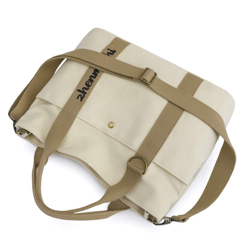Borsa tote in tela riutilizzabile e impermeabile – Borsa a tracolla versatile