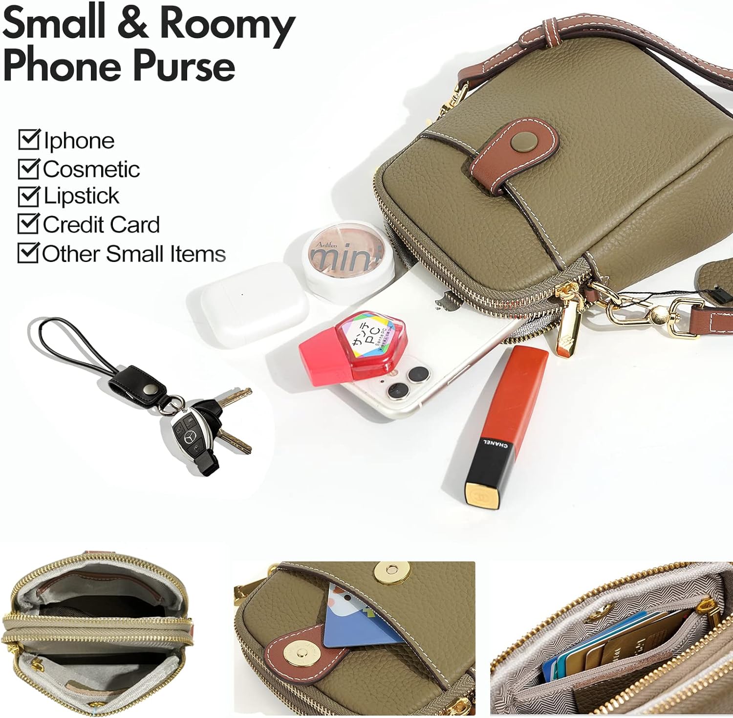 Charlotte Genuine Leather Crossbody Bag - VOTVO