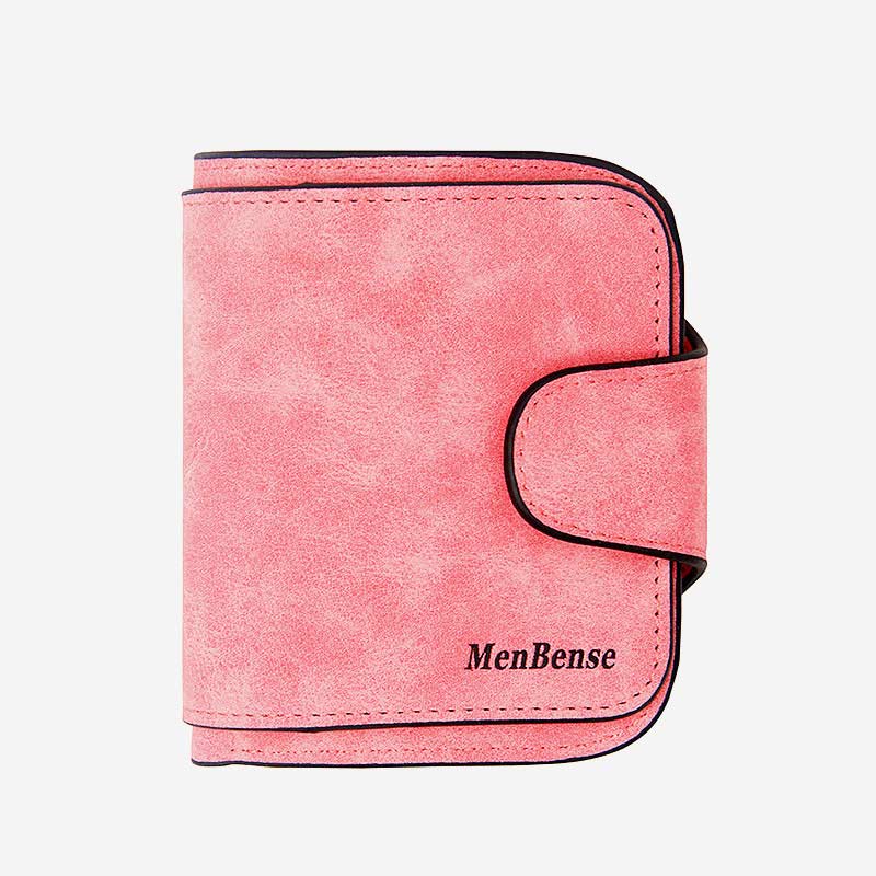 Small Wallet for Women – Multi-Slot Bifold Wallet with Zipper Pocket & ID Window