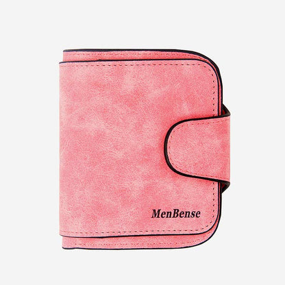 Small Wallet for Women – Multi-Slot Bifold Wallet with Zipper Pocket & ID Window