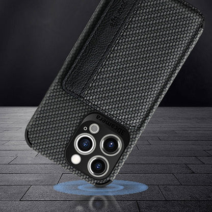 RFID Blocking Phone Case Wallet with Card Holder Kickstand for iPhone - VOTVO