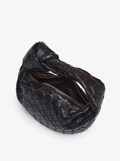 Mini Leather Knot Bag – Elegant Daily Handbag