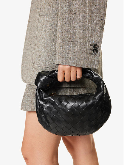 Mini Leather Knot Bag – Elegant Daily Handbag