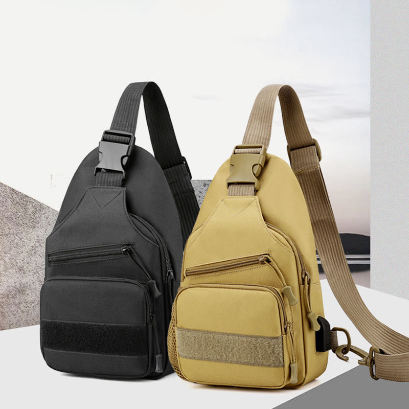 Sling Bag for Men – Canvas Casual Sports Large Chest Bag