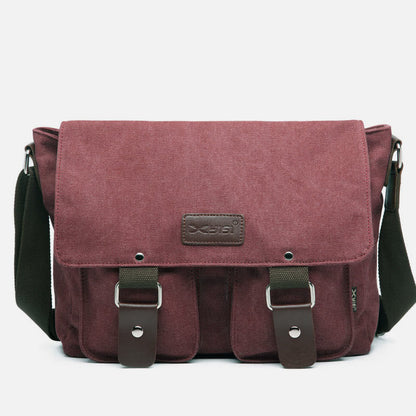 Messenger Bag for Men – Large Capacity Canvas Shoulder Bag for Casual & Daily Use