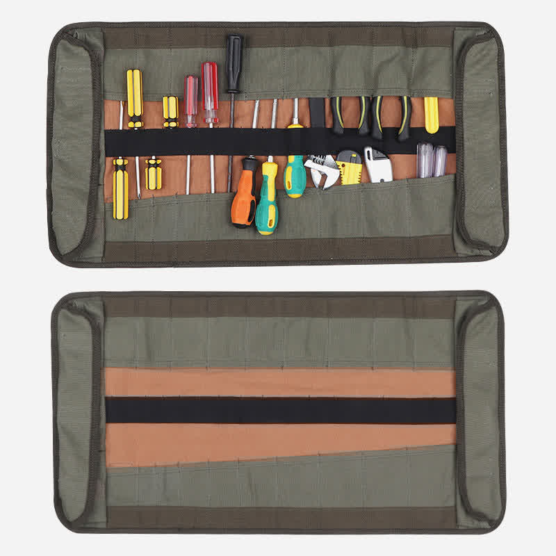 Roll Tool Pouch – Rolling Tool Bag Handbag Shoulder Organizer for Men