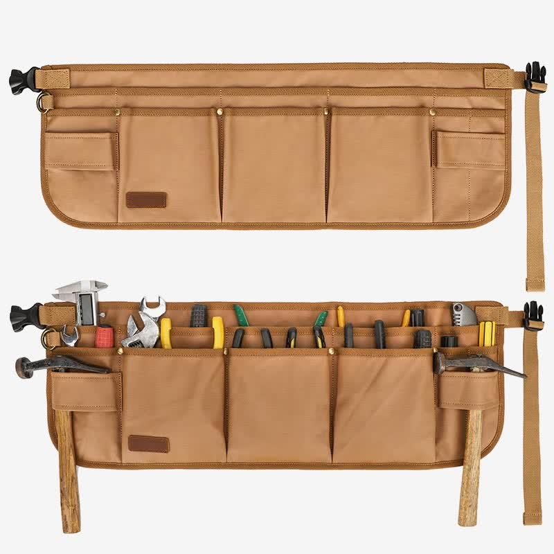 Multi-Slot Tool Belt Pouch – Waterproof Canvas Waist Bag for Tool Organization