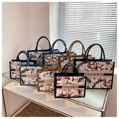 Large Capacity Canvas Tote for Women – Daily Commuter Handbag