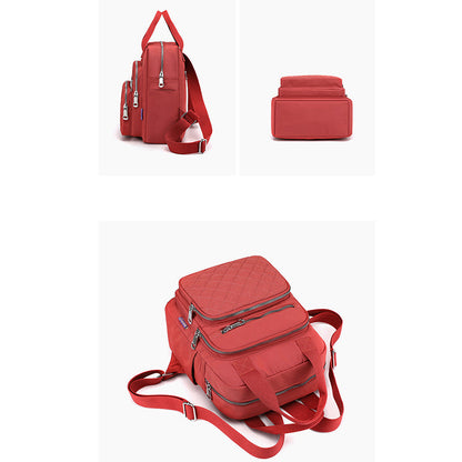 Quilted Backpack Stylish Shoulder Bag for Women Traval Casual Purses