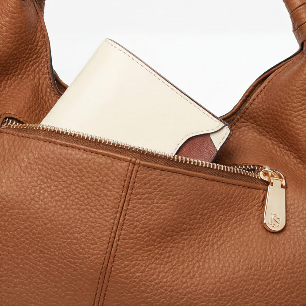 Carrina™ Soft Leather Everyday Hobo Bag