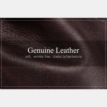 RFID Anti - Theft Large Capacity Genuine Leather Wallet with Chain – Secure & Stylish - VOTVO